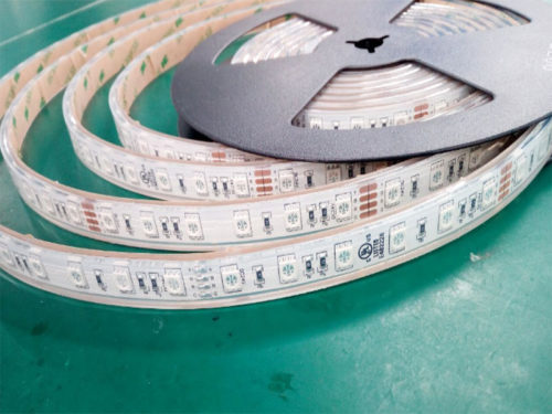 RGB led tape light SMD5050 14.4w IP65 waterproof