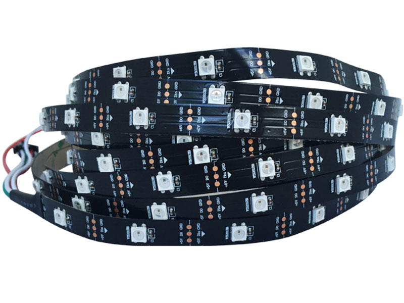 black PCB led stripe light magic color