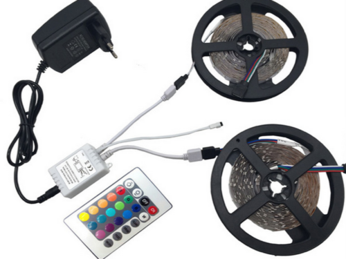 RGB Led Strip Kit Set USB 5.0v RGB color for computers,beds,TV,cars